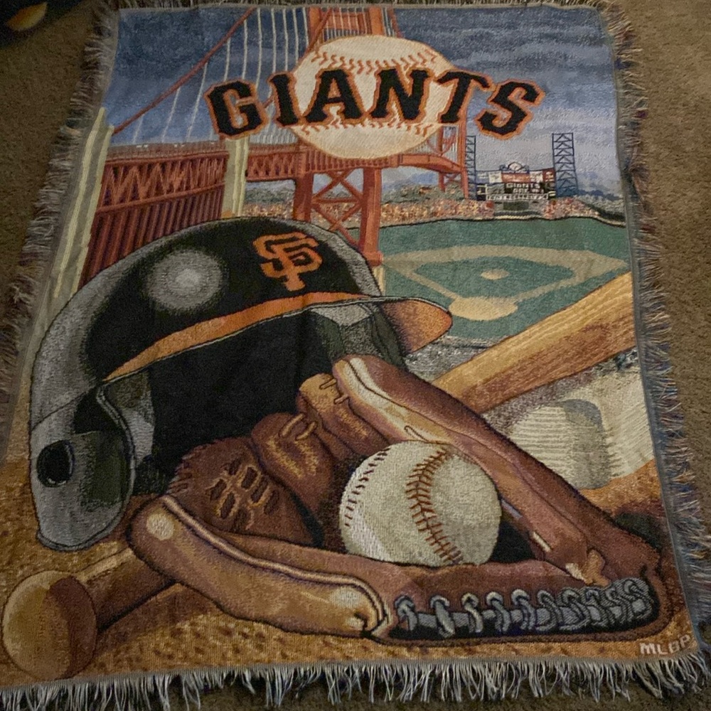 The Northwest Company - SF Giants MLB Home Field Advantage Tapestry - 48” by 60”